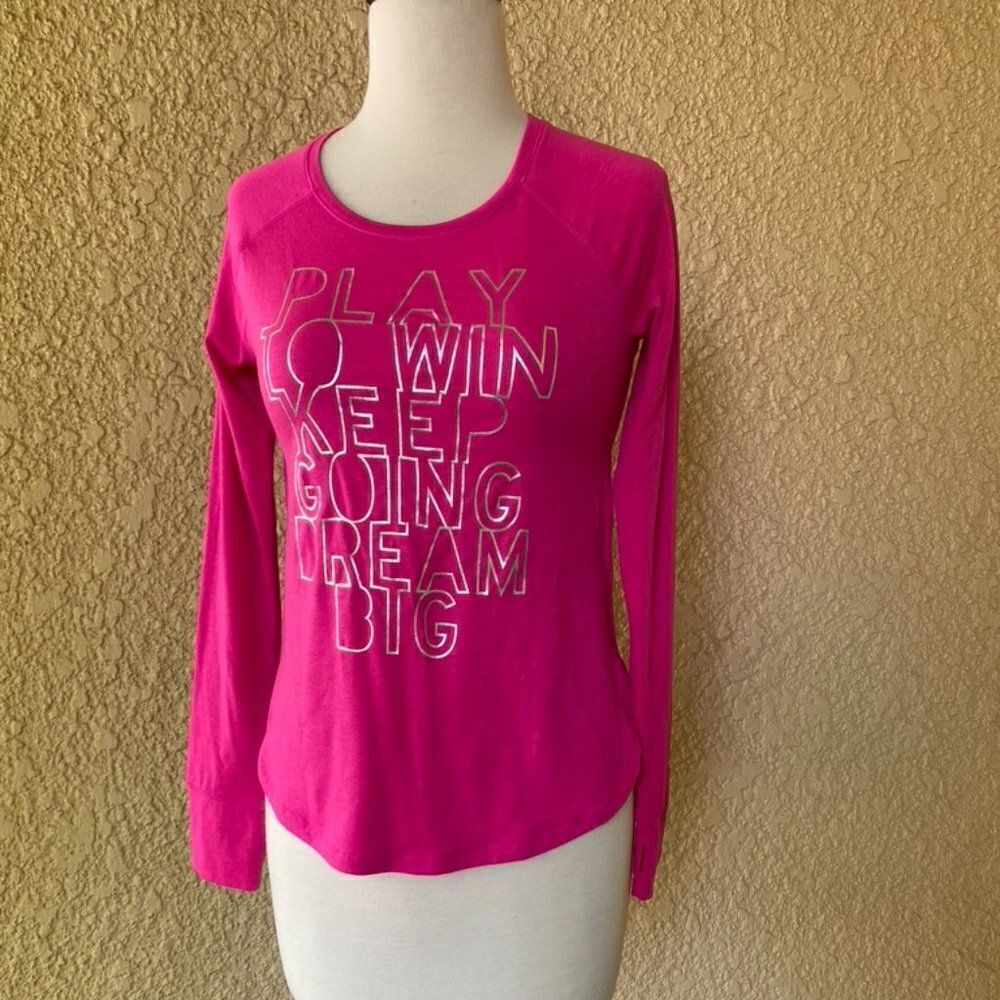Gap Fit‎ Long Sleeve Pink with Silver L